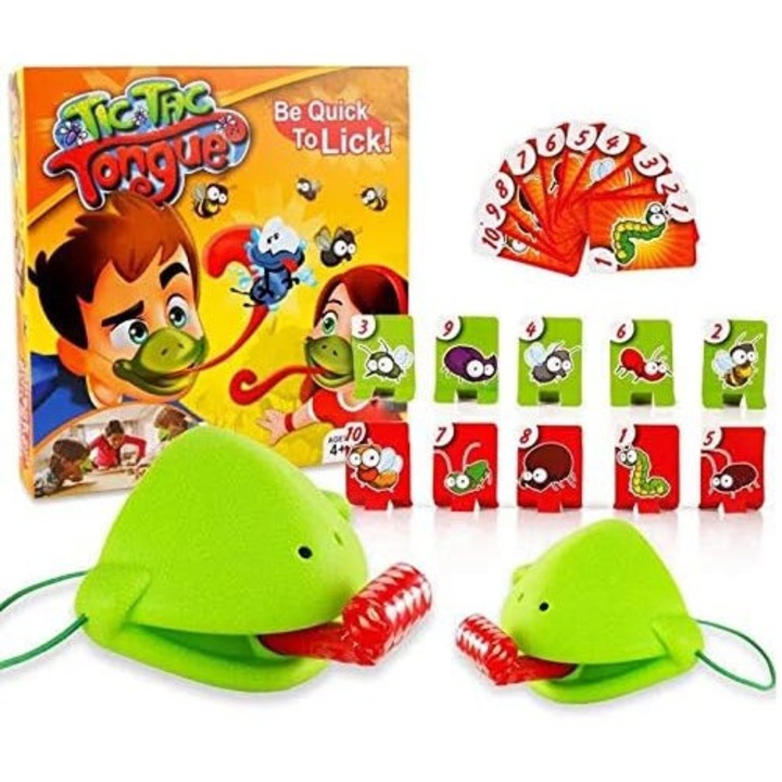 Joc de Societate, tip Cameleon, Competitie, Inlaturare Adeversar, +4 Ani, Multiciolor, Stef's Cat