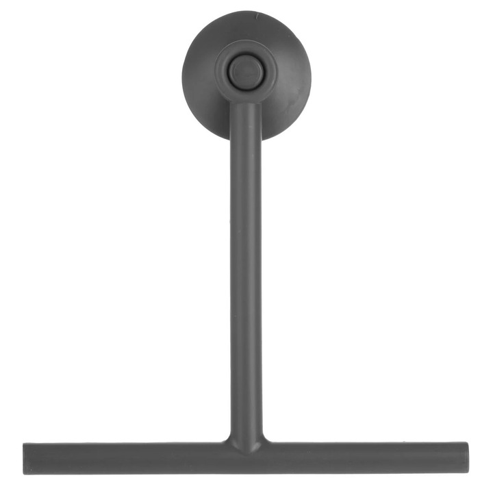 Racletă geamuri cu ventuză, gri, 22cm