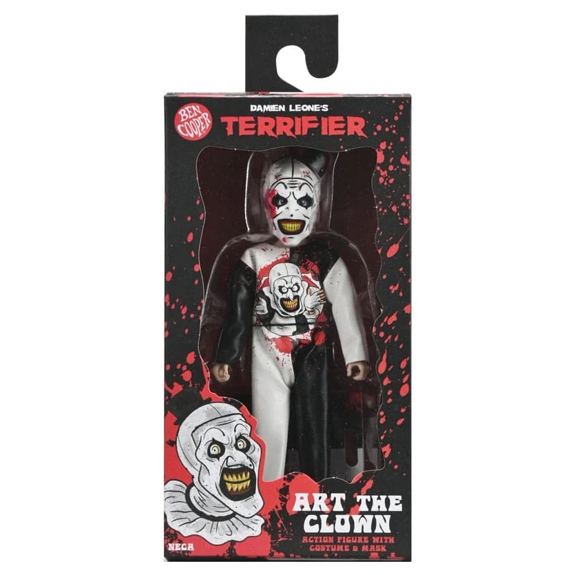 Figurina Art the Clown, Neca, Terrifier, 15 cm, multicolor, pentru