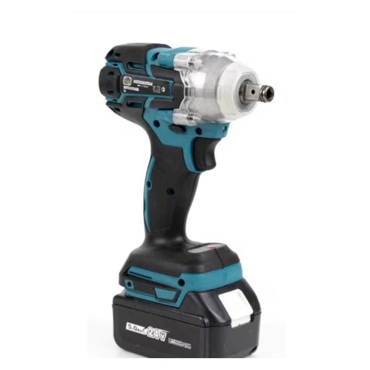 Masina de Impact si Insurubat 48V – Performanta Profesionala, 2 Acumulatori si 43 de Accesorii Incluse