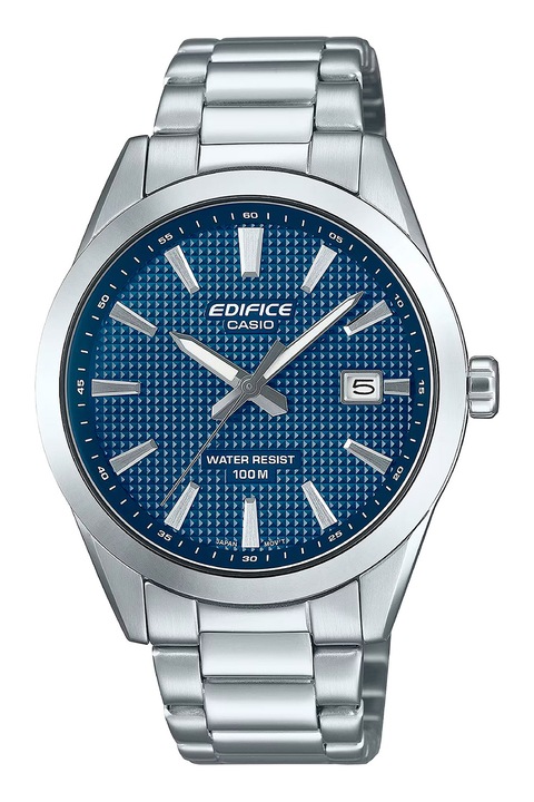 Casio, Ceas din otel inoxidabil cu data, Argintiu