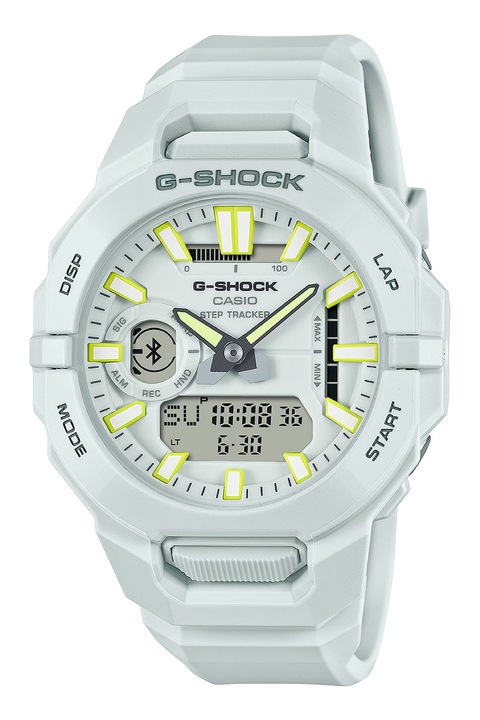 Casio, Часовник G-Shock с каишка от смола, Бледозелен
