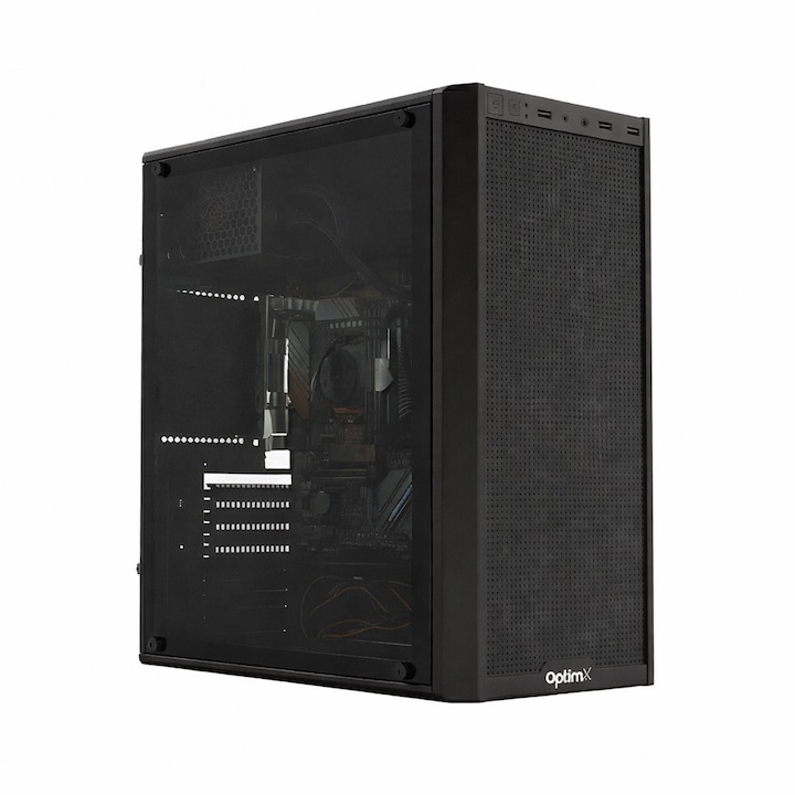 Desktop PC OptimX Office X1 S9500 Silver V1, Intel® Core™ i5 up to 4.4GHz, Memorie 16GB DDR4, 512GB SSD, video Intel® UHD Graphics 630