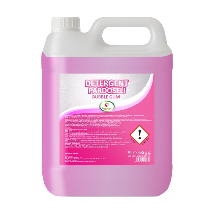 Detergent pardoseli KOOBIC, 5L, Bubble Gum, lichid