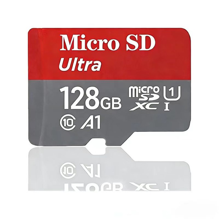 Card de memorie, 128GB, 140MB/s, A1, Class 10, UHS-I, SD Adapter