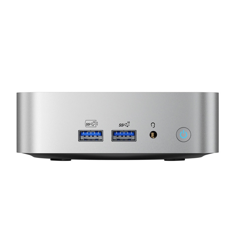 Mini PC Geekom A8, Ryzen 9 8945HS, 32GB RAM, 1TB SSD, Silver - eMAG.ro