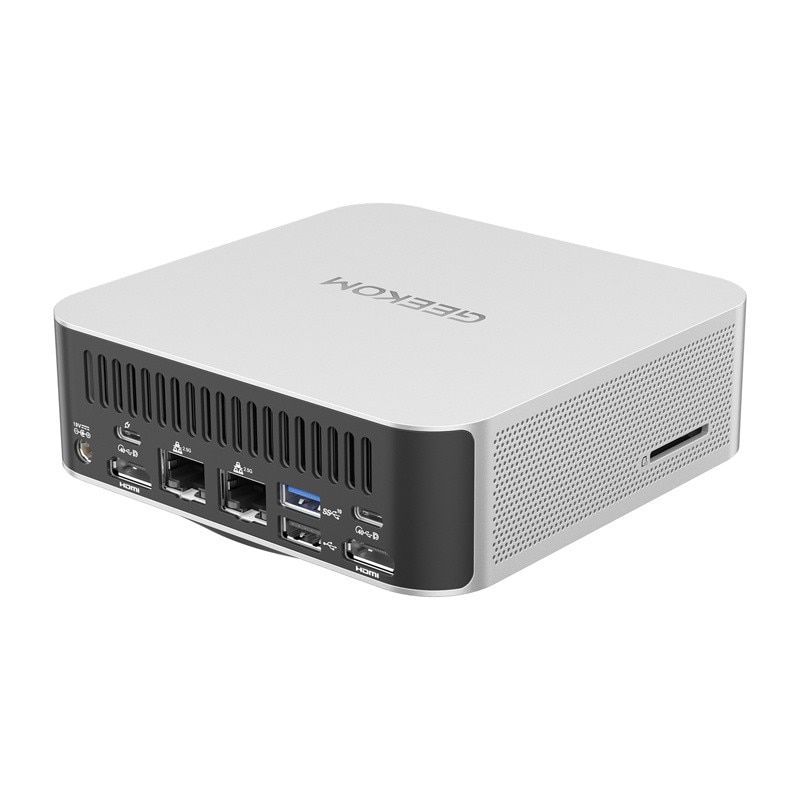 Mini PC Geekom A7 Max, Ryzen 9 7940HS, 16GB RAM, 1TB SSD, Silver
