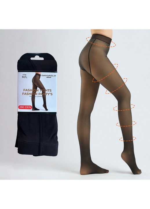 Dresuri Dama cu efect transparent, 240 den cu aspect de 20 den, Nude Look, Fara Captuseala