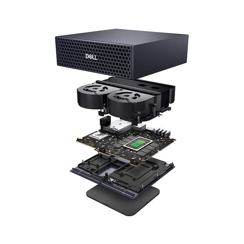 Pc Integrat Mini PC, Dell, Pro Max, procesor ARM v9.2-A, 128GB RAM, 4TB SSD, NVIDIA ...
