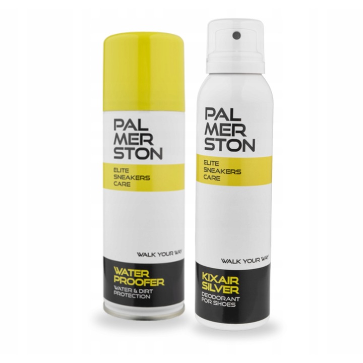 Odorizant pentru incaltaminte, Palmerston, Kixair Silver, 150 ml, hidroizolant, set 2 in 1, incolor, setul include: Kixair Silver 150 ml, Hidroizolant 150 ml, material: lichid, efect de prospetime de lunga durata, antibacterian, neutralizeaza mirosurile