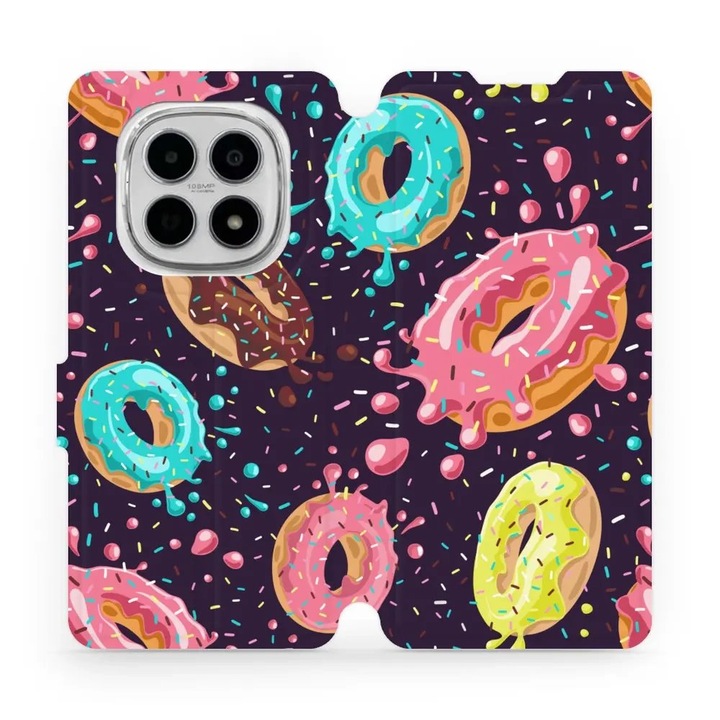 Калъф флип Mobiwear за Xiaomi Redmi Note 15 4G, многоцветен, елегантен дизайн, с вградена стойка