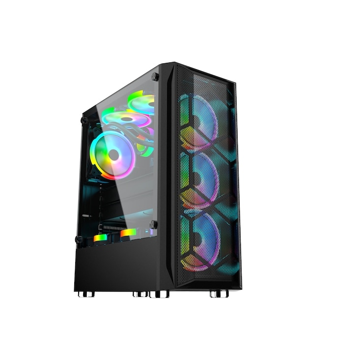Sistem PC gaming II-15, Vibox, Procesor Intel i5 10400F, 6 nuclee