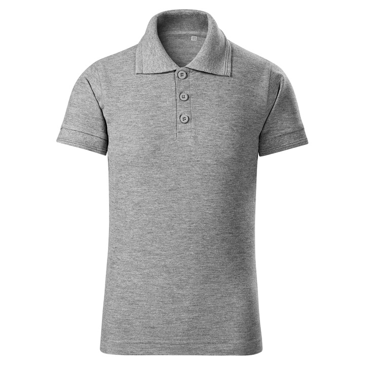 Tricou polo copii Geravian, Gri