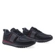 Pantofi barbati casual, Goretti, piele naturala, negru, 42 EU