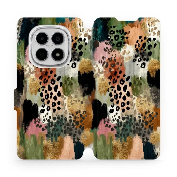 Калъф флип Mobiwear за Xiaomi Redmi Note 15 4G, елегантен дизайн, устойчив на удари и надрасквания, многоцветен