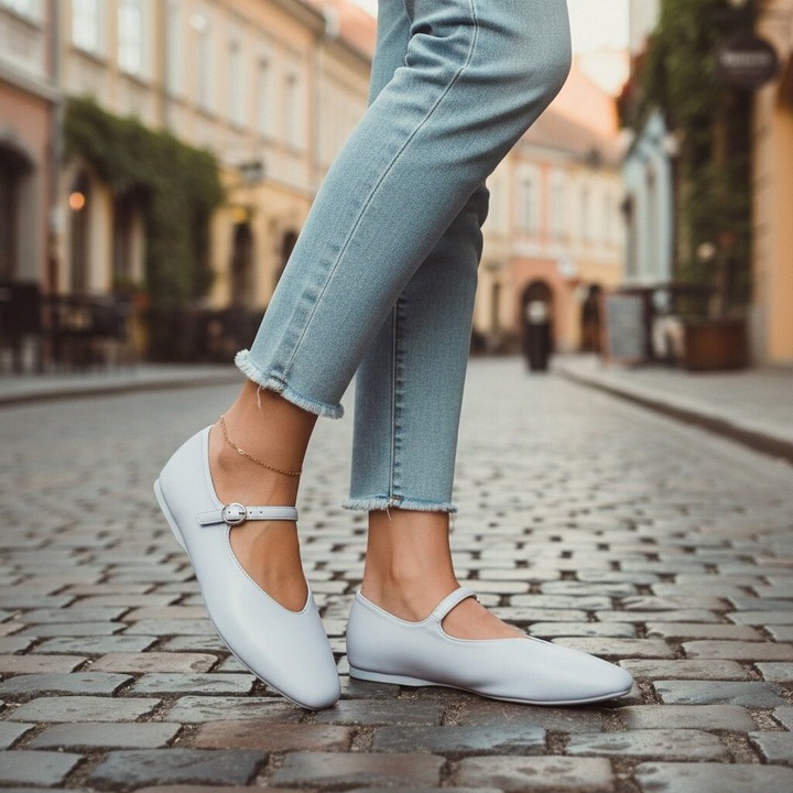 Balerina cipő A-10 kék 123212, Kék