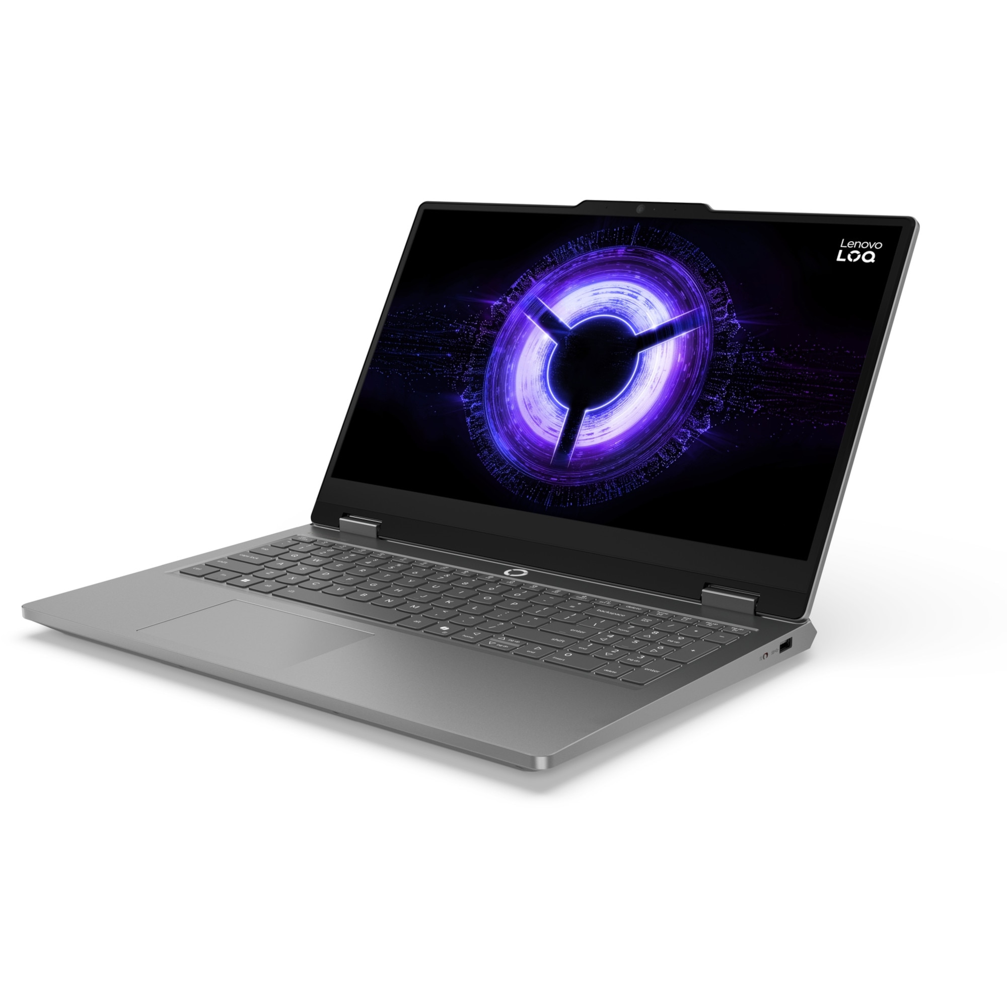 Laptop Lenovo LOQ Essential 15IRX11 Gaming 15.6 inch, Intel Core i5-13450HX pana la 4.6 GHz, 16GB RAM, 1TB SSD, NVIDIA GeForce RTX 5050 8GB, Fara sistem de operare, Luna Grey