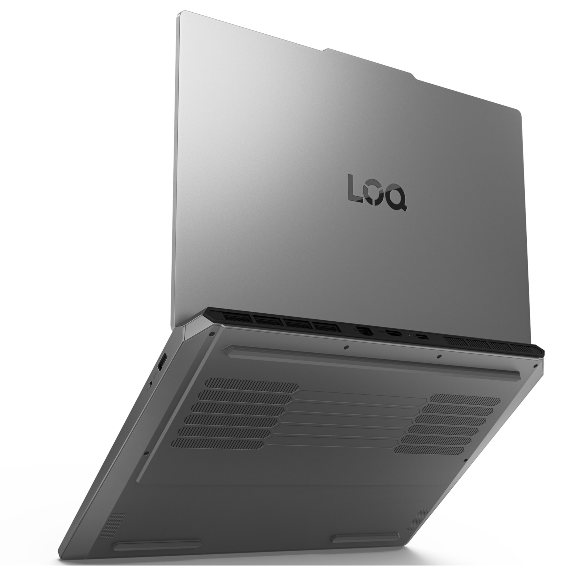 Laptop Lenovo LOQ Essential 15IRX11 Gaming 15.6 inch, Intel Core i5-13450HX pana la 4.6 GHz, 16GB RAM, 1TB SSD, NVIDIA GeForce RTX 5050 8GB, Fara sistem de operare, Luna Grey