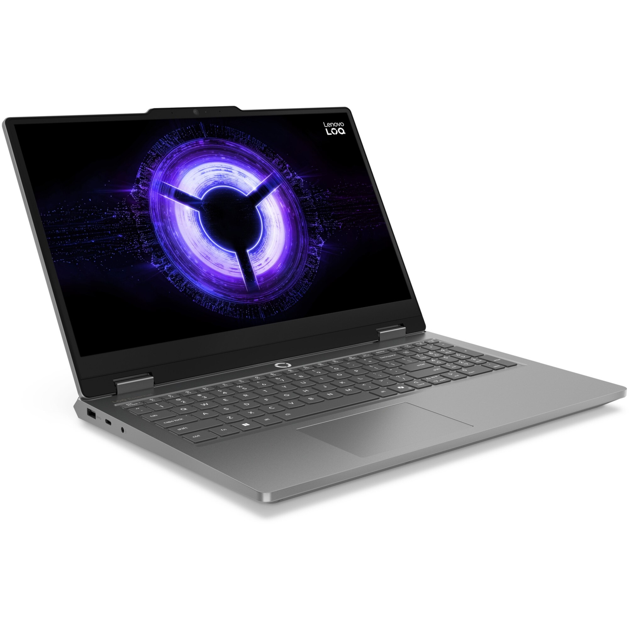 Laptop Lenovo LOQ Essential 15IRX11 Gaming 15.6 inch, Intel Core i5-13450HX pana la 4.6 GHz, 16GB RAM, 1TB SSD, NVIDIA GeForce RTX 5050 8GB, Fara sistem de operare, Luna Grey