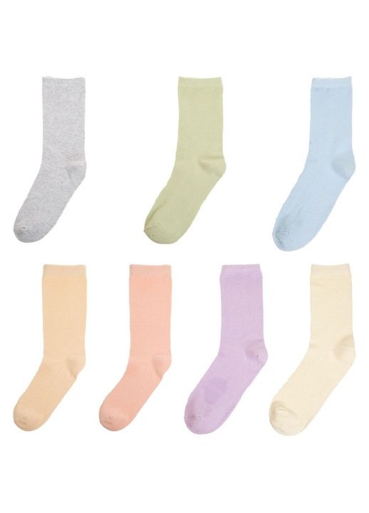 Sosete Dama Diferite Culori (37-41) - 7 perechi