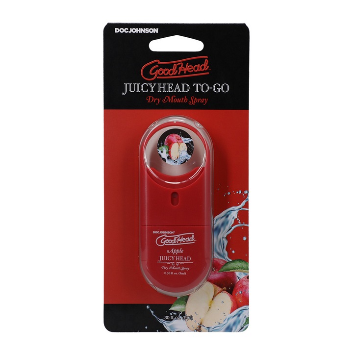 Spray de gura, Doc Johnson Juicy Head, aroma mar, 9 ml, fara zahar, vegan