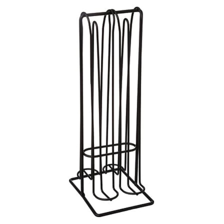 Стойка за кафе капсули Five, черна, 10.2x12.7x29.5см, капацитет 32 капсули