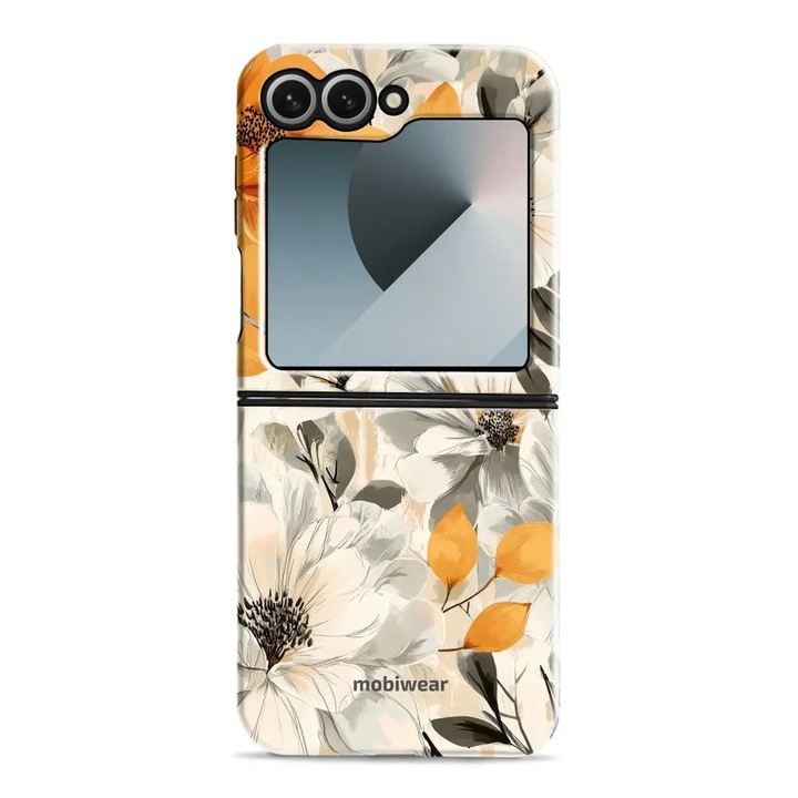 Carcasa rezistenta Mobiwear Elite Pro pentru Samsung Galaxy Z Flip 7 FE, multicolor, suport, inchidere magnetica