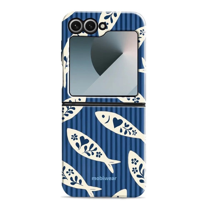 Carcasa rezistenta Mobiwear Elite Pro pentru Samsung Galaxy Z Flip 7 FE, suport, inchidere magnetica, multicolor