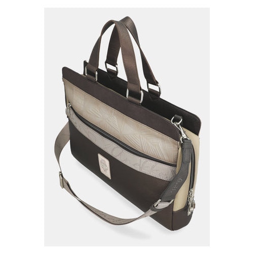 Geanta laptop Anekke Sophia, multicolor, 45x30x9cm, cu fermoar, din piele ecologica