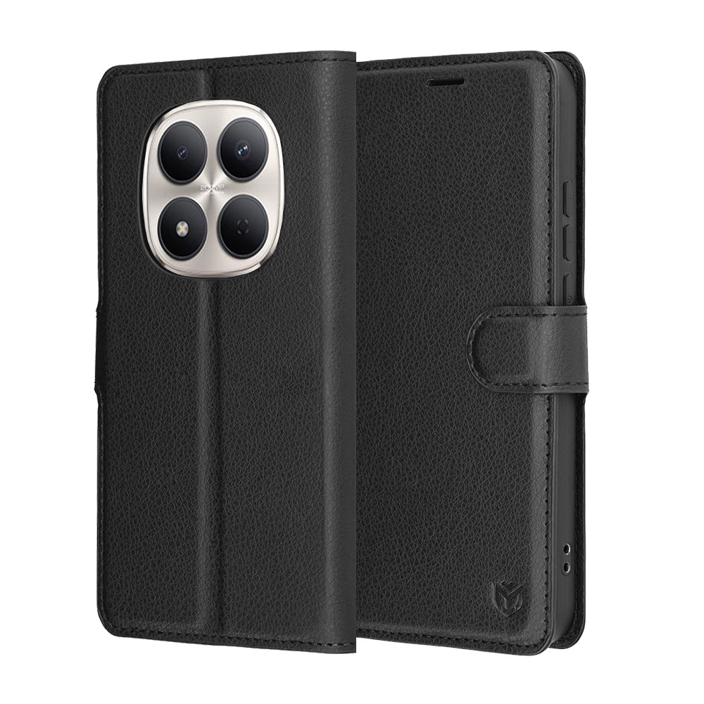 Husa pentru Xiaomi Redmi Note 15 Pro 5G Tip Carte, Leather Folio, Functie de Stand, Calitate Premium, Antisoc, Protectie Sporita, Negru