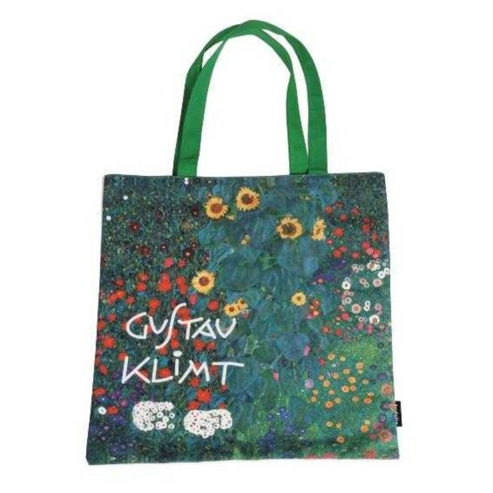 Sacosa femei, Fridolin, Klimt Rustic garden, multicolor, 38x40cm