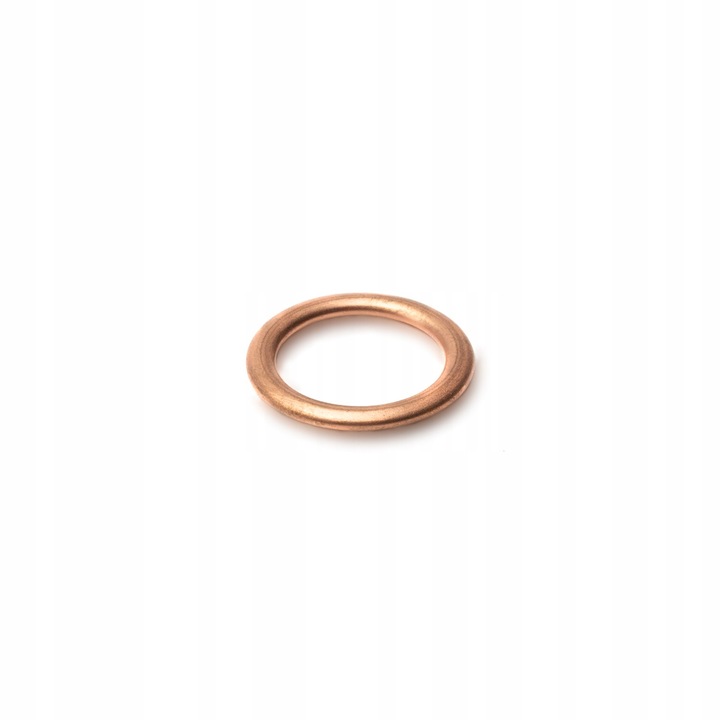 Уплътнение за масло, дебелина 2 мм, 16 ммx22 ммx2 мм, вътрешен диаметър 16 мм, външен диаметър 22 мм, висококачествено, мед