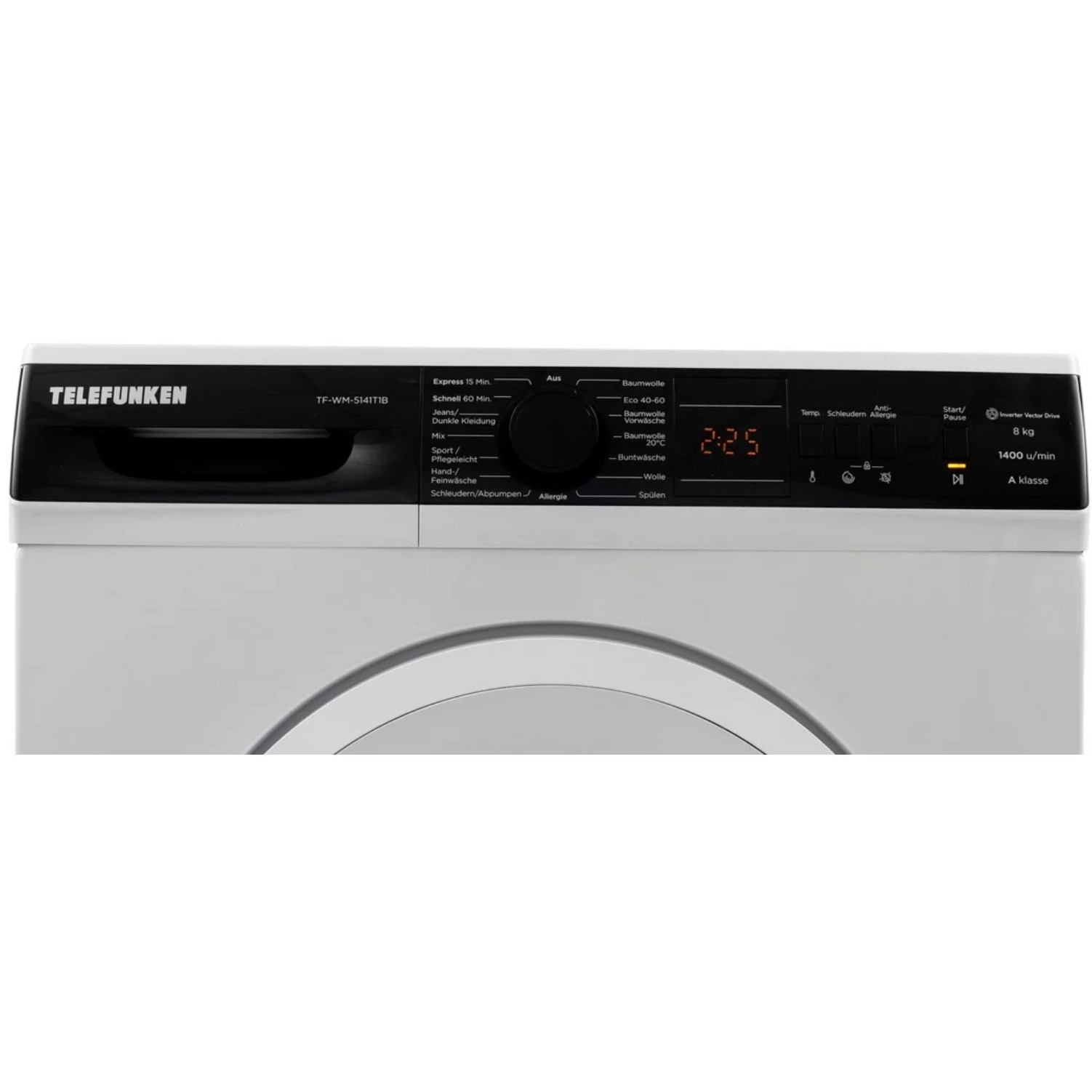 Masina de spalat rufe Telefunken TF-WM-5141T1B, 8 kg, 1400 prm