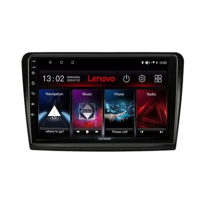 Navigatie Skoda Superb 2 Lenovo Kit-SUPERB2 4+64 GB Android Waze USB Navigatie Internet Youtube Radio