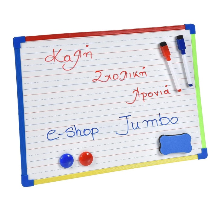 Tabla Magnetica Dubla cu Marker 40x30cm