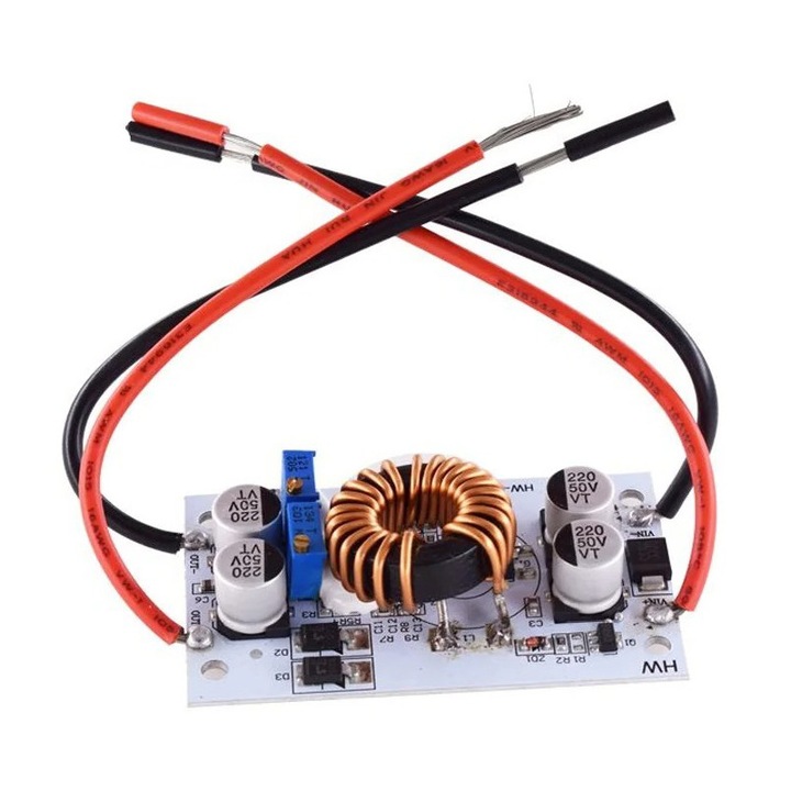 Convertor ridicator de tensiune step-up, DC-DC de la 8.5-48V la 10-50V, 10A, 500W