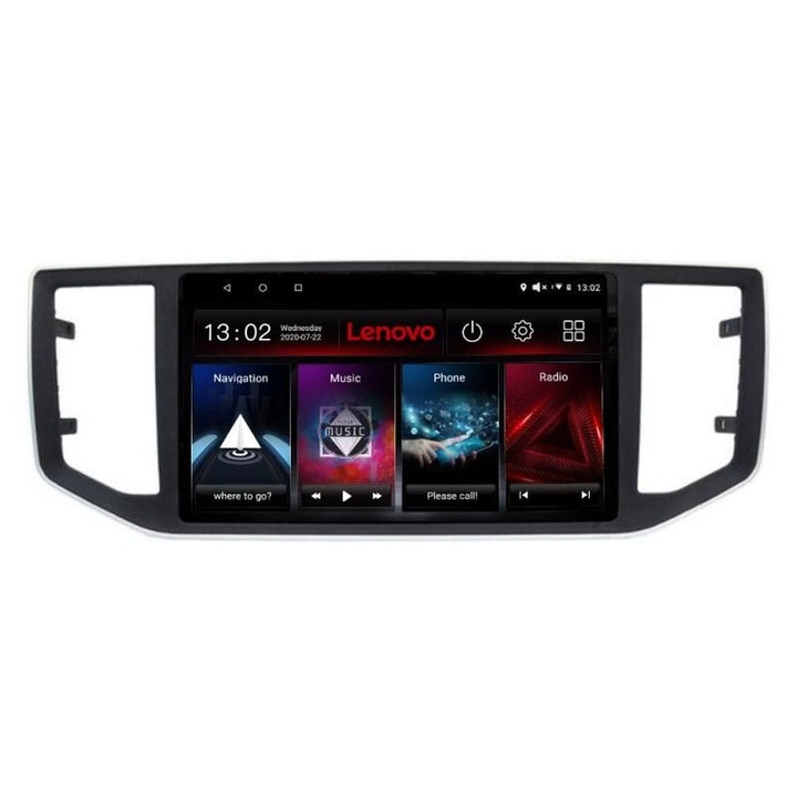 Navigatie vw crafter 2018- Lenovo Kit-CRAFTER 4+64 GB Android Waze USB Navigatie Internet Youtube Radio