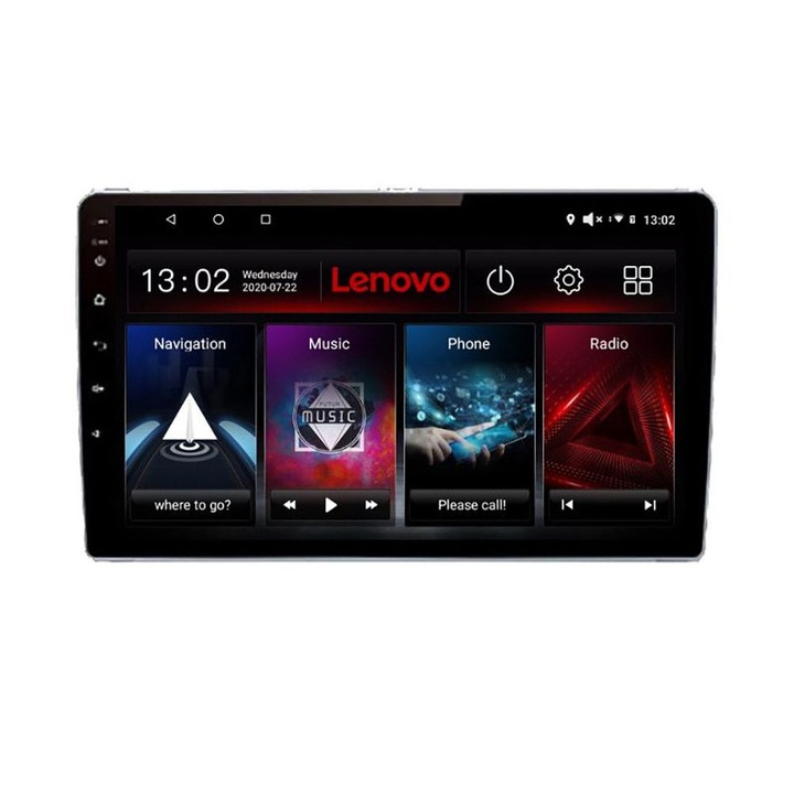 Navigatie Peugeot 307 Lenovo Kit-307 4+64 GB Android Waze USB Navigatie Internet Youtube Radio