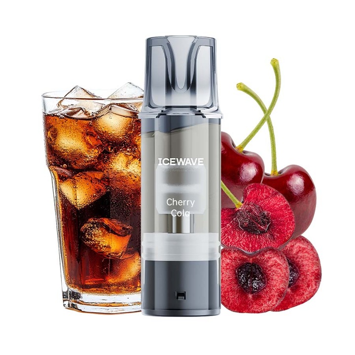 Cartus Preumplut 2%, Cherry Cola pentru Tigara Electronica ICEWAVE