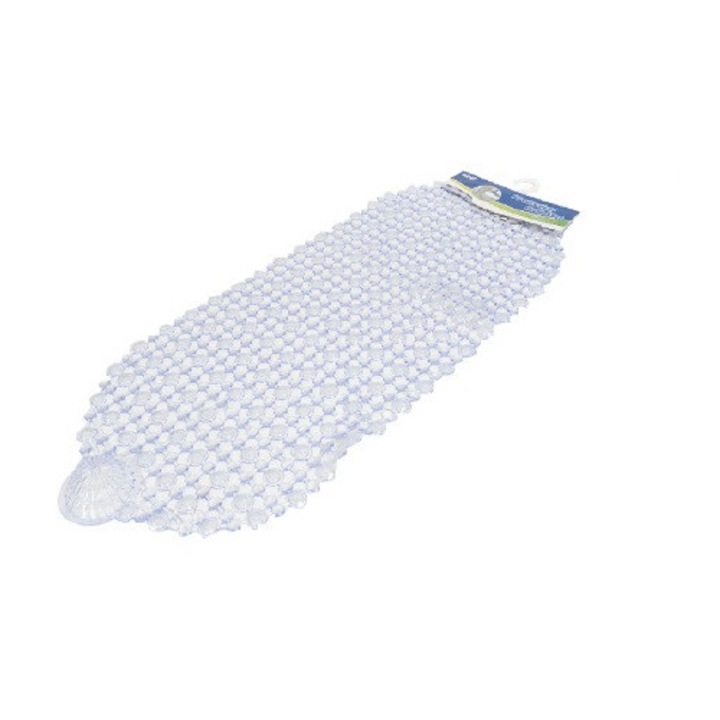 Covoras pentru cada cu ventuze, Max Home, 60x35cm, Transparent/multicolor