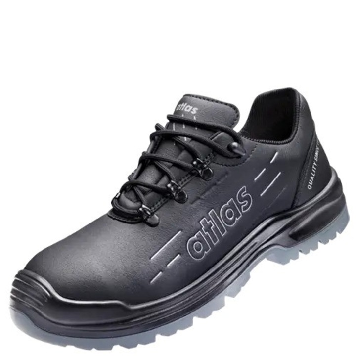 Pantofi de protecție Atlas Max 100 Pro S3S SR, piele naturală, greutate redusă, mărime 41