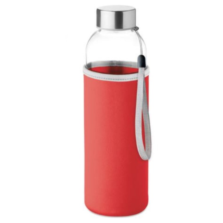 Sticla cu husa din neopren, Utah, 500 ml, roșu