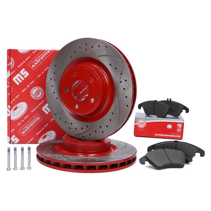 Master-Sport féktárcsa és fékbetét készlet, Mercedes E-osztály, SLC, SLK, 13046027342N-SET-MS, 2 darab