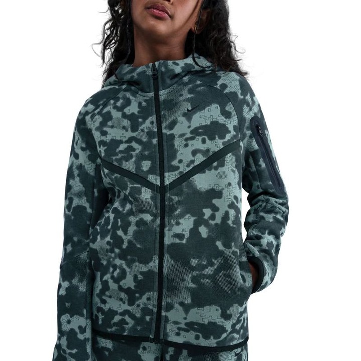 Bluza cu fermoar Nike B NSW TECH FLC FZ SSNL - PD-HQ8891-017