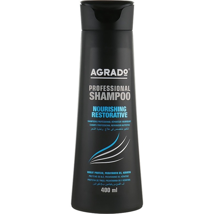 Șampon hidratant AGRADO COSMETIC pentru păr uscat și fragil 400 ml