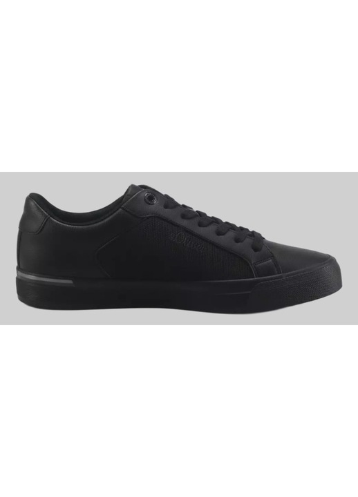 s.Oliver, Pantofi sport din textil, Negru