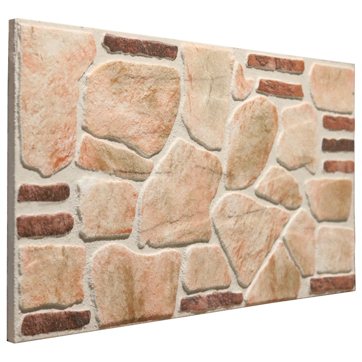 Panou decorativ Q-Home polistiren piatra 120x50x2 cm