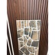 Q-Home dekoratív polisztirol panel, kőhatású, 120x50x2 cm