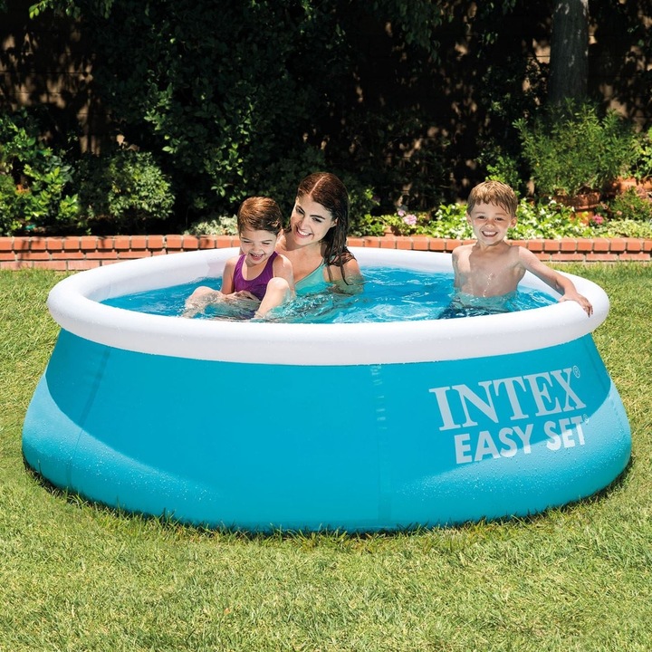 Piscina gonflabilă Easy Set, Intex, 1.83x0.51m, vinil, albastru