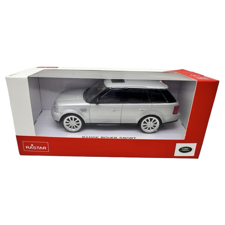 Rastar Range Rover Sport 1:43 szürke fém die-cast modell
